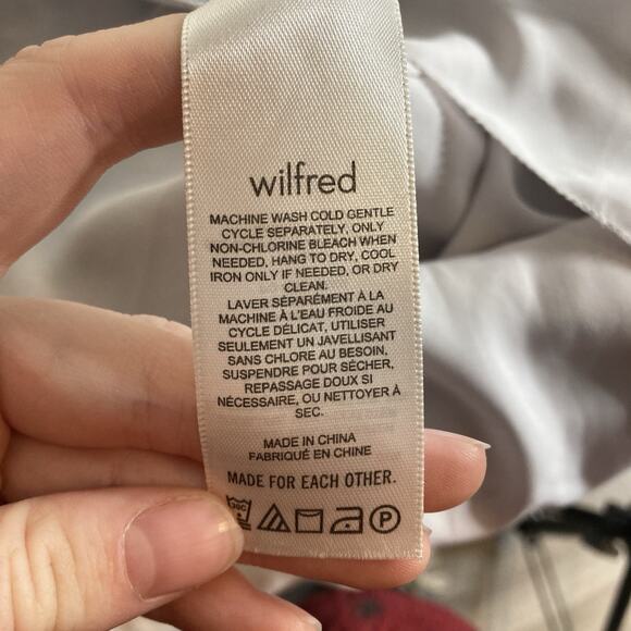 Aritzia Wilfred Pink Blue Tempest Babydoll Mini Dress Size L Fairy Coquette Boho - Picture 6 of 11